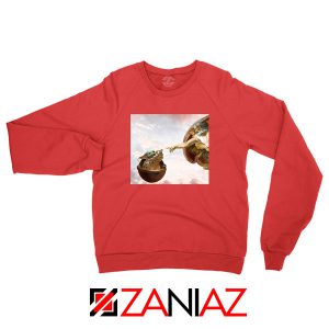 Grogu Renaissance Red Sweatshirt