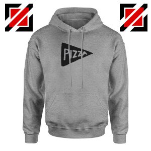 Pizza Graphic Sport Grey Hoodie