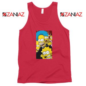 Simpsons Family Red Tank Top