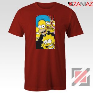 Simpsons Family Red Tshirt