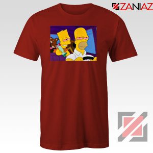 The Simpsons Merch Red Tshirt