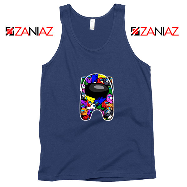 Among Us Online Game Best Navy Blue Tank Top