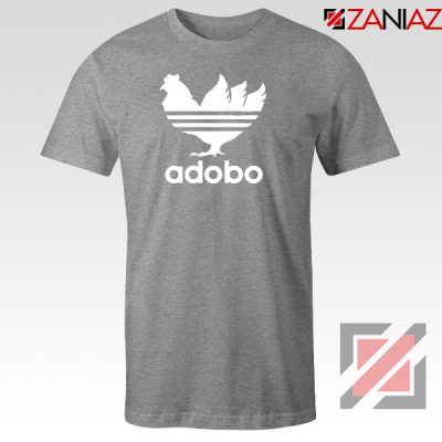 Chicken Adobo Filipino Parody Sport Grey Tshirt