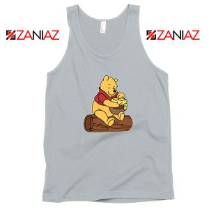 Disney Winnie The Pooh Sport Grey Tank Top