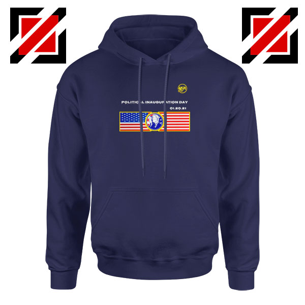 Inauguration Day USA Best Navy Blue Hoodie