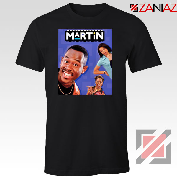 Martin 90s Sitcom Black Tshirt
