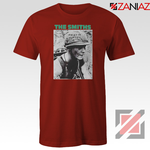 Meat Is Murder Album The Smiths Red Tshirt