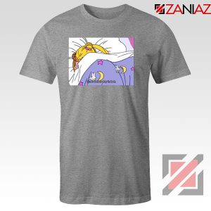 Sailor Moon Anime Stay In Bed Sport Grey Tshirt
