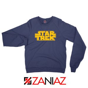 Star Trek Logo Star Wars Best Navy Blue Sweatshirt