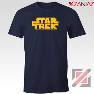 Star Trek Logo Star Wars Best Navy Blur Tshirt