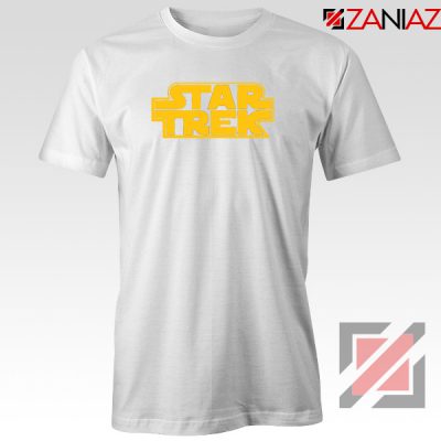 Star Trek Logo Star Wars Best White Tshirt
