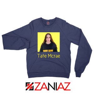 Tate Mcrae Canadian Singer Navy Blue Sweatshirt