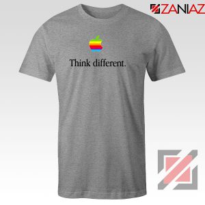 Think Different Apple Slogan Sport Grey Tshirt