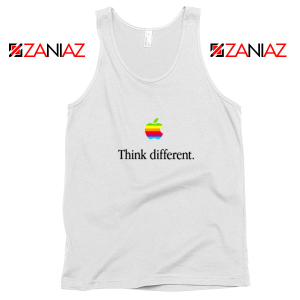 Think Different Apple Slogan Tank Top