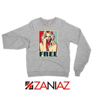 Free Britney Pop Art 2021 Sport Grey Sweatshirt