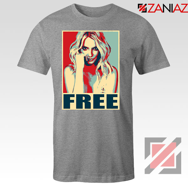 Free Britney Pop Art 2021 Sport Grey Tshirt