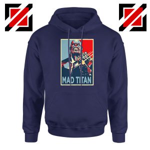 Mad Titan Supervillain Best Navy Blue Hoodie
