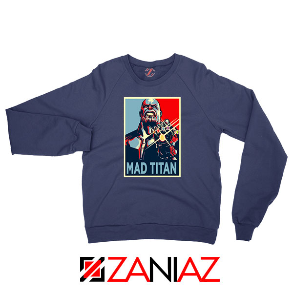 Mad Titan Supervillain Navy Blue Sweatshirt