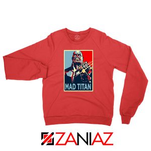 Mad Titan Supervillain Red Sweatshirt