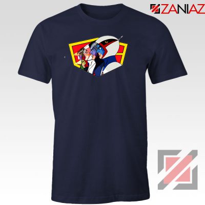 Ninja Team Gatchaman Anime Navy Blue Tshirt