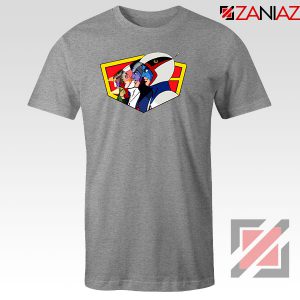 Ninja Team Gatchaman Anime Sport Grey Tshirt