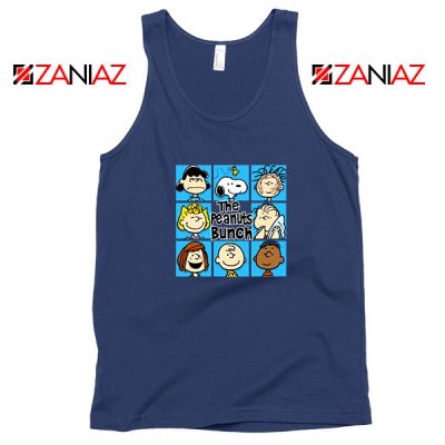 The Peanuts Bunch Best Navy Blue Tank Top