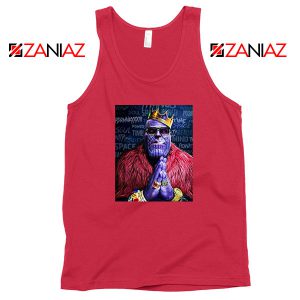 Thug Life Thanos Best 2021 Red Tank Top