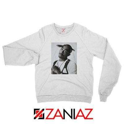 Tupac Black Bandana Best White Sweatshirt