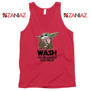 Baby Yoda Covid 19 Quotes Cheap Red Tank Top