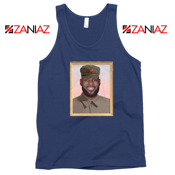 China King Lebron James Best Navy Blue Tank Top