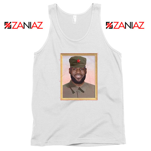 China King Lebron James Best White Tank Top