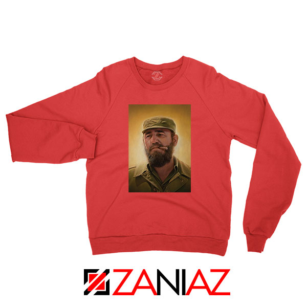 Fidel Castro Politician Best Red Sweatshirt