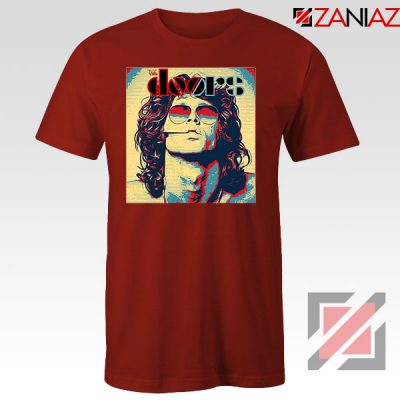 Jim Morrison American Poet Red Tshirt