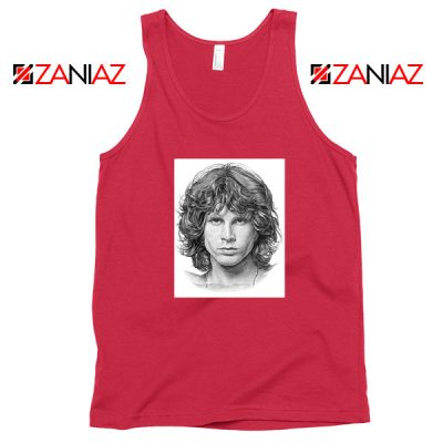 Jim Morrison Band The Doors Best Red Tank Top