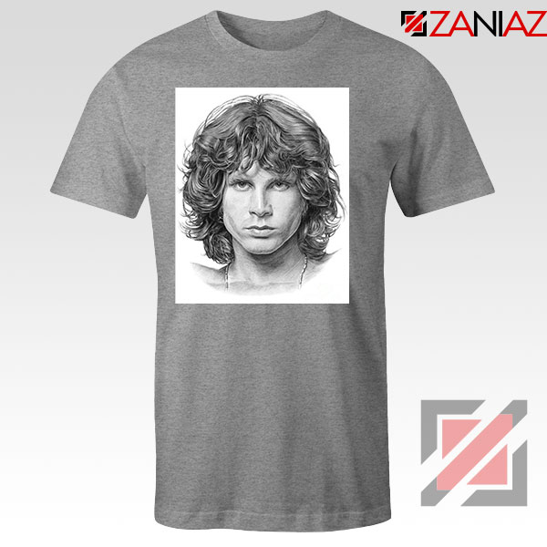 Jim Morrison Band The Doors Nice Grey Tshirt