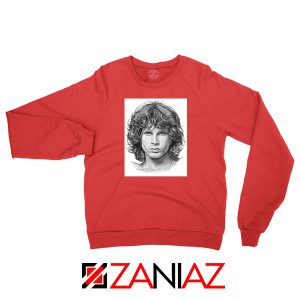 Jim Morrison Band The Doors Red Sweatshirt