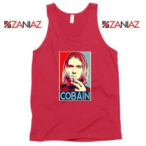 Kurt Cobain Legend Singer Best Red Tank Top