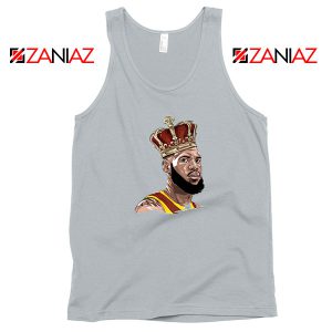 Lebron James Art NBA New Sport Grey Tank Top