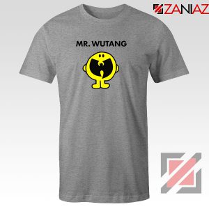 Mr Wutang American Hip Hop Sport Grey Tshirt
