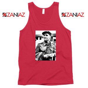 New Elvis Presley US Army Cheap Red Tank Top