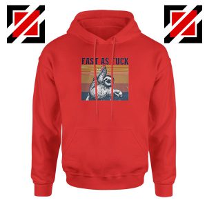 Sloth Fast As Fuck Funny Best Red Hoodie