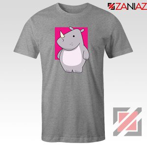 Team Building Rhino Mascot Sport Grey Tshirt