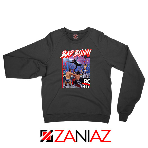 Bad Bunny Rapper Vintage WWE Sweatshirt