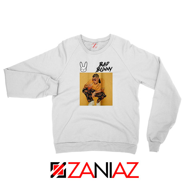 Bad Bunny Yellow Rap Graphic Sweatshirt – Cozy Streetwear
