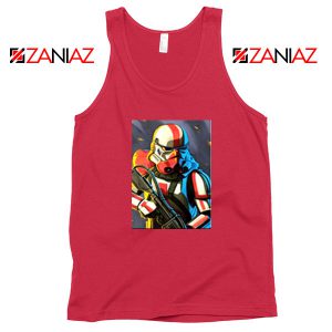 Captain Phasma Stormtrooper Red Tank Top