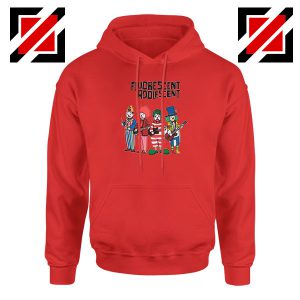 Fluorescent Adolescent Song 21 Red Hoodie