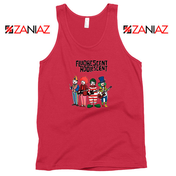 Fluorescent Adolescent Song 21 Red Tank Top