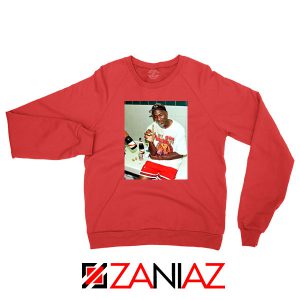 Michael Jordan Cigar 3 Peat Red Sweatshirt
