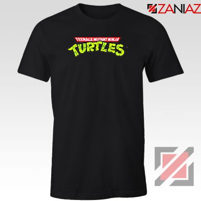 New Ninja Turtles Logo Black Tshirt