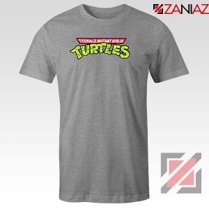 New Ninja Turtles Logo Sport Grey Tshirt